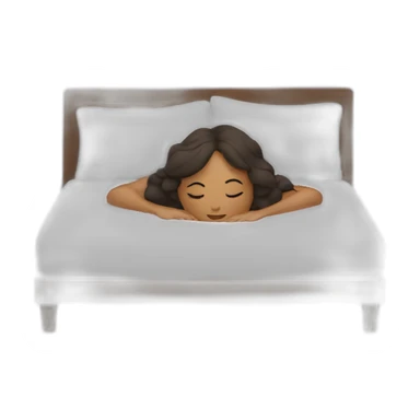 Girl in bed sleep sticker