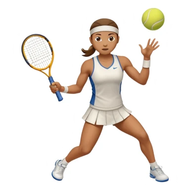 Tennis serve  sticker