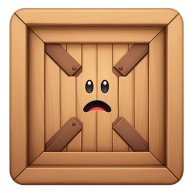 Trap door in the floor sticker