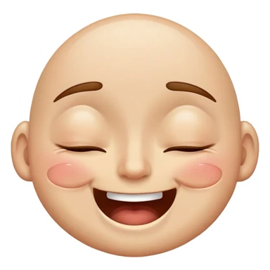 Laughing so hard that ur almost dying face sticker