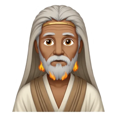 Calanus the Indian Sage in 327 BCE before a funeral pyre sticker