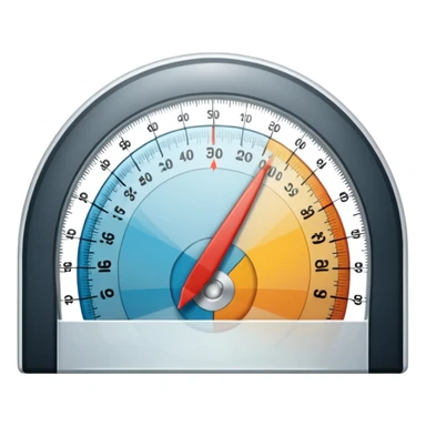 "📏" This emoji is for ruler. Then make an emoji for protractor. Which is real emoji type like the give sticker