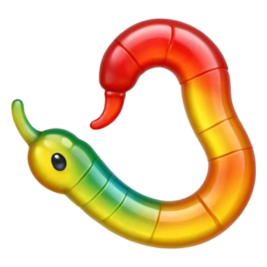 gusano de gomita sticker