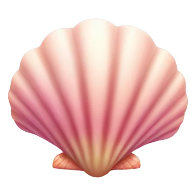 Pink ocean shell  sticker