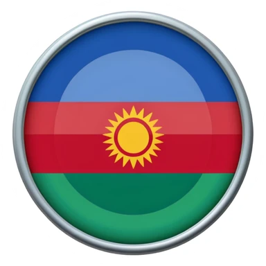 Bandera de los gitanos sticker