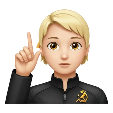Dreifinger Salut aus Hungergames sticker
