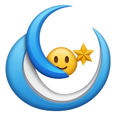 DOĞU TÜRKİSTAN BAYRAĞI (İNSANSIZ) AY VE YILDIZ MAVİ BAYRAK sticker