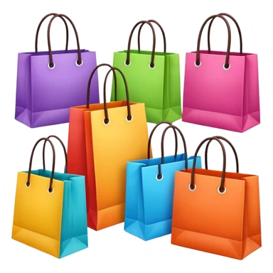 aesthetic shopping bags sticker