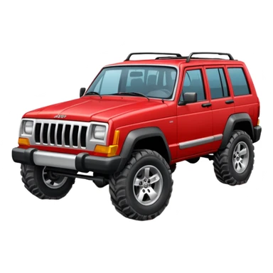 Jeep Cherokee red sticker