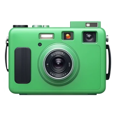 Disposable camera green sticker