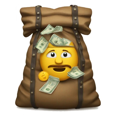 Viking overloaded bag with money sticker