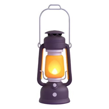 camping lantern sticker