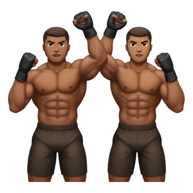 Wakanda forever . Two black fists crossing in an x pattern sticker