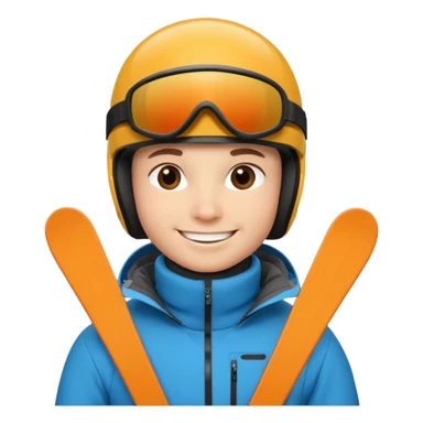 A person is skiing on the snow
person sticker