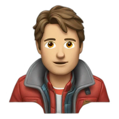 Marty mcfly sticker