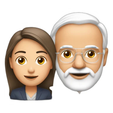 Narendra Modi and Girogia Meloni sticker