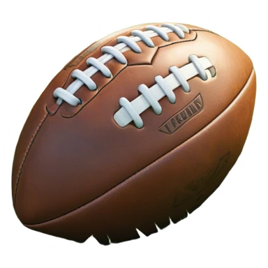 Cinematic Realistic image of an AFL ball resting on a lush, grassy field, showcasing weathered leather textures and intricate markings, bathed in soft, natural lighting that emphasizes its iconic role in the game sticker