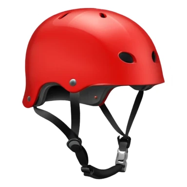 red skater helmet sticker