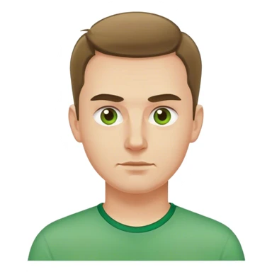 polish man in green shirt sticker