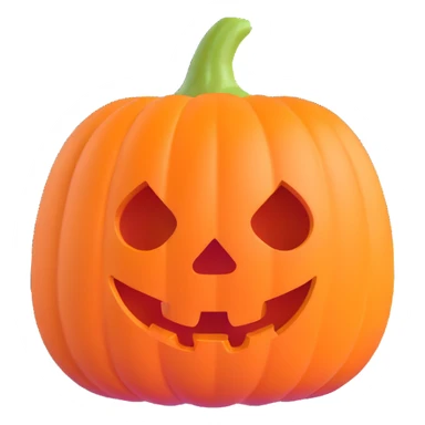 sweet pumpkin fruit, no face, no jack-o-lantern sticker