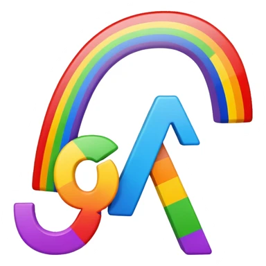 Alphabet sticker