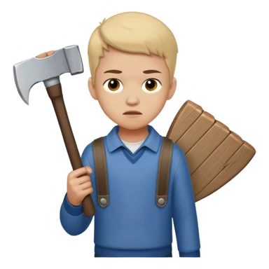 13 y/o Brian robeson at the beginning of Hatchet
struggling with his parents' recent divorce and harboring . He is angry, self-pitying
He is carrying a hatchet
He is in a single-engine plane with a pilot who soon suffers a heart attack, leaving Brian to navigate the crash and his new, harsh reality. sticker