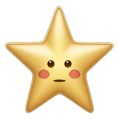 Five-pointed star sticker