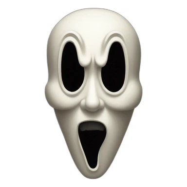 masque de scream sticker