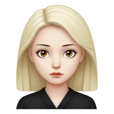 So very serious woman sticker