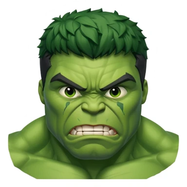hulk se escondendo do batmam  sticker