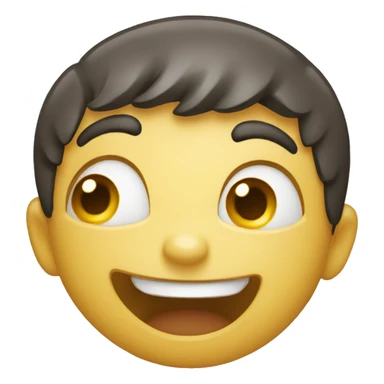 'Ahh' excited face expression sticker