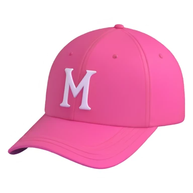 pink baseball cap sticker