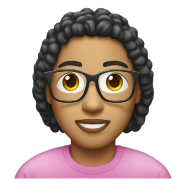 My mimoji with apple vision pro sticker