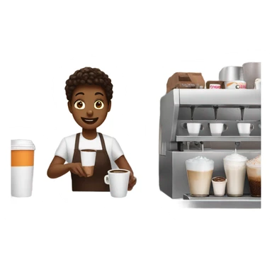 Dunkin barista sticker