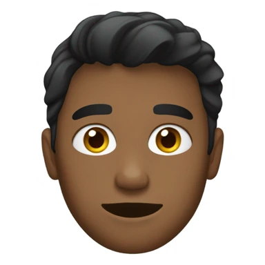 La imagen de un varón  joven de cabello negro corto sticker