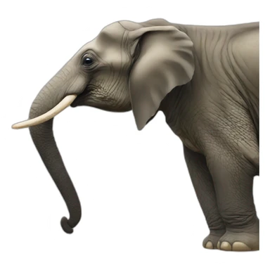 tortue sur elephant sticker