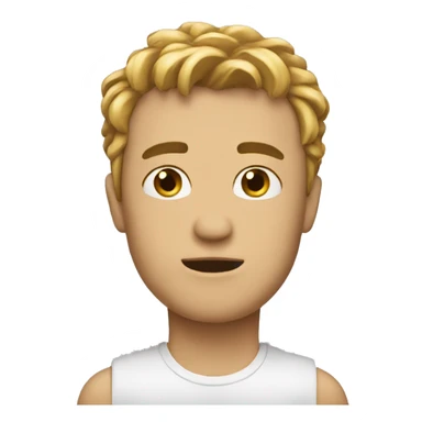 🤷‍♂️ this emoji but with its face covered sticker