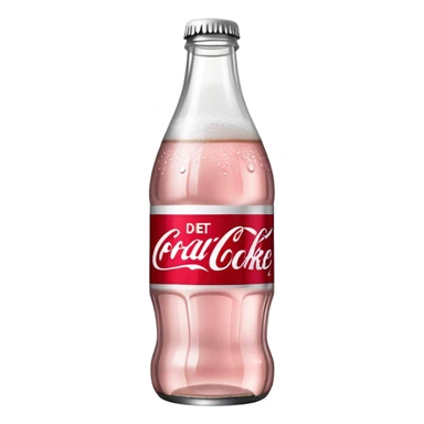 light pink diet coke  sticker