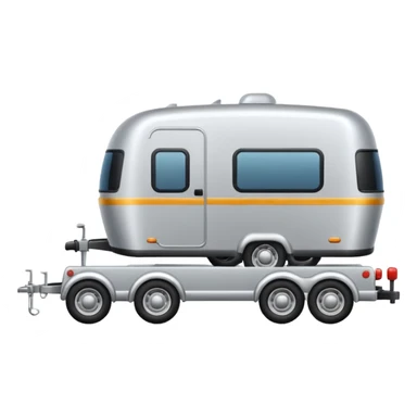 car towing a trailer with towbar. car must be infront of trailer sticker