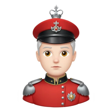 Ice Guard – silver pauldrons,Royal Soldiers. sticker