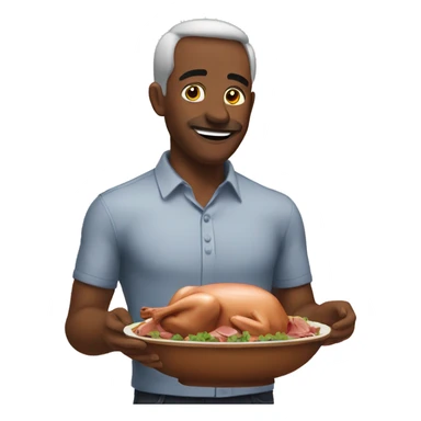 Eat ham not turkey sticker