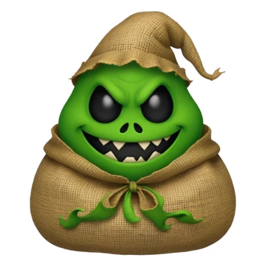 create Oogie boogie From nightmare before Christmas As Emojis that don’t already exists. sticker