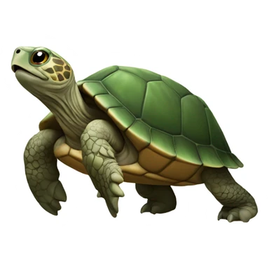 Tortue qui court sticker