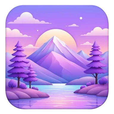  Pastel-white-purple-Iridescent-aesthetic-scenic-scenery-Decoration sticker