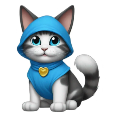 Smurfcat avec mitraillette sticker