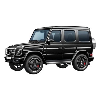 Black Mercedes G-Wagon sticker