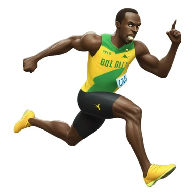 usain bolt sticker