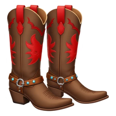 cowgirl boots cute a tiny bit of red on it NO TEAL  sticker