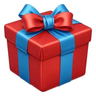 red and blue gift emoji sticker