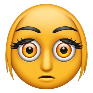 mascara de ojos sticker